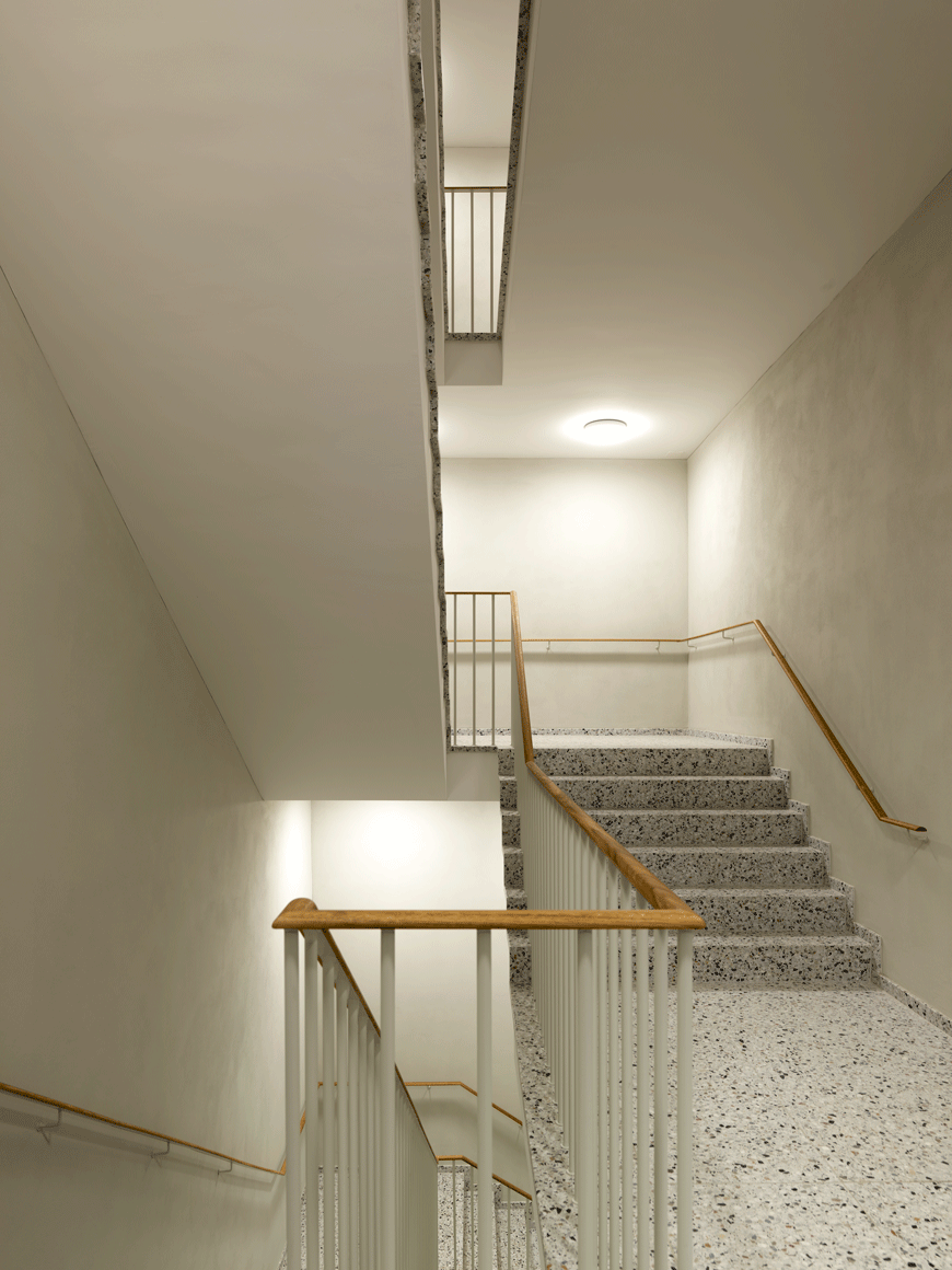 Ersatzneubau Zentrumweg, Niederhasli - Treppenhaus